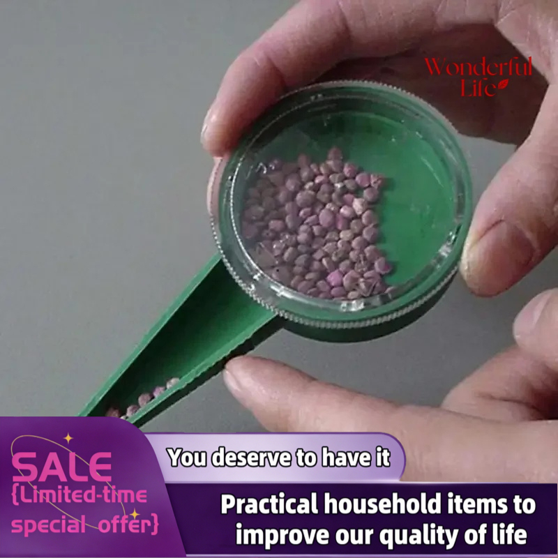 Grass Seed Spreader - 1 Buah Alat Penyemai Benih Multifungsi,
