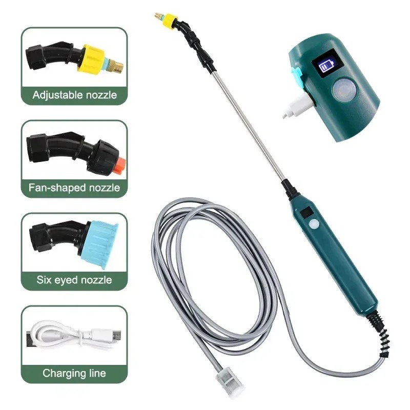 Gardening Tools Lowes - Semprotan Taman Elektrik 2400mAh Tekanan Tinggi