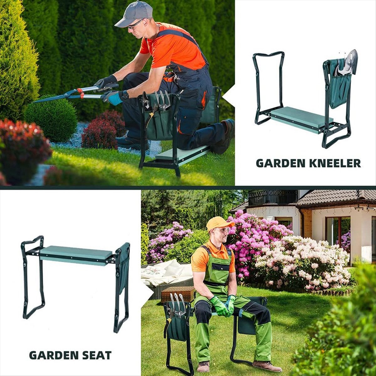 Gardening Tools For Seniors - B23BBG 2 in 1 Alat Duduk