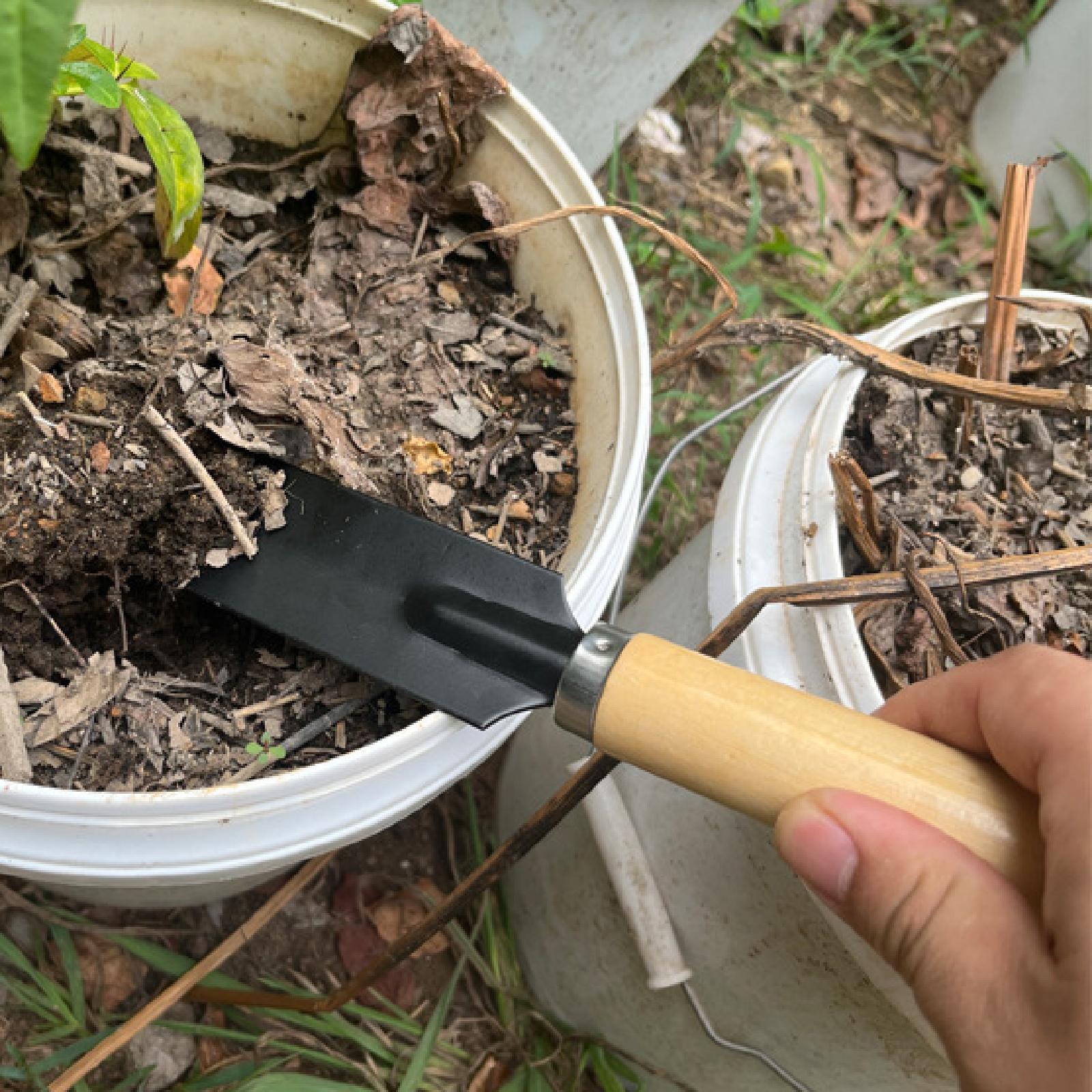 Gardening Tools For Digging - Alat Penggali Sekop Kebun Kecil Gagang