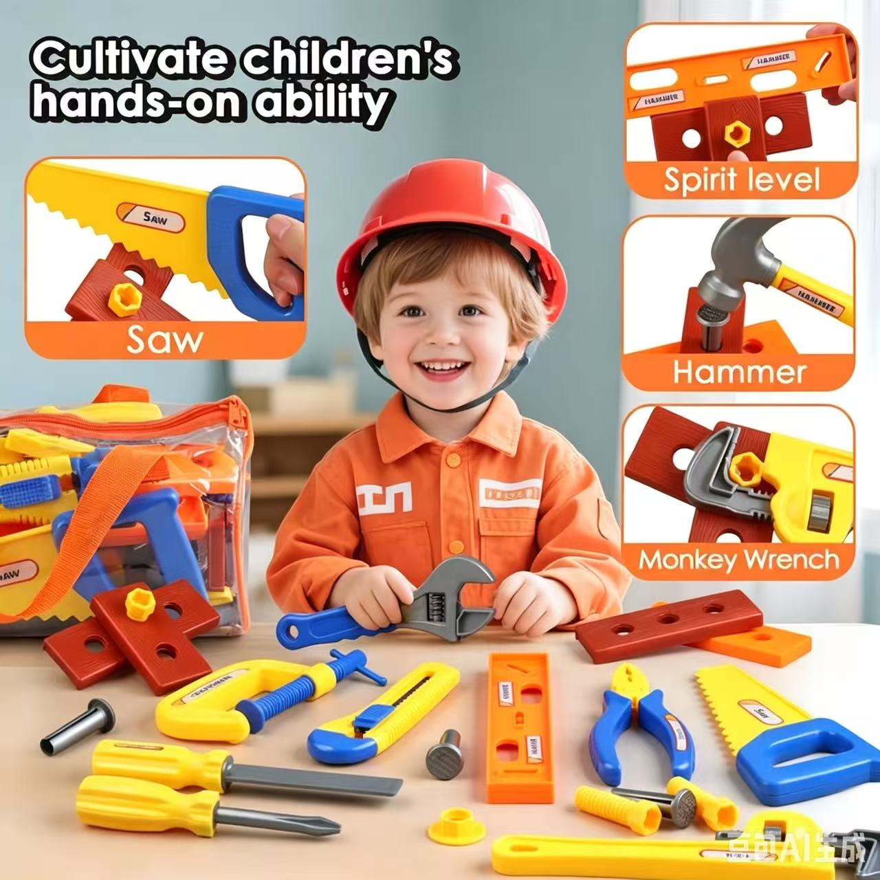 Gardening Tools Set Gift - Set Mainan Konstruksi Alat Perawatan Simulasi