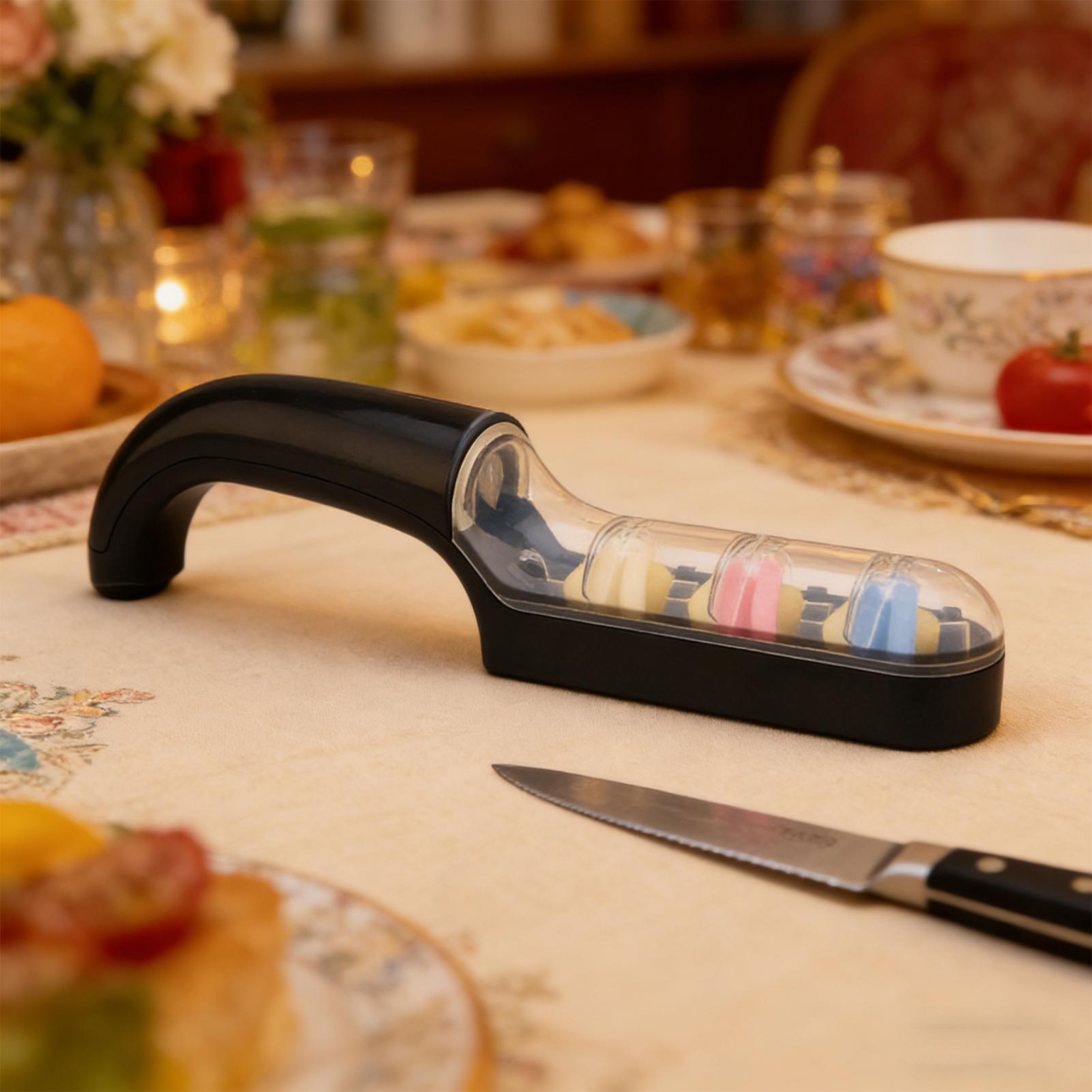 Gardening Tools For Seniors - Pengasah Pisau Cutter 3 Tahap Gagang