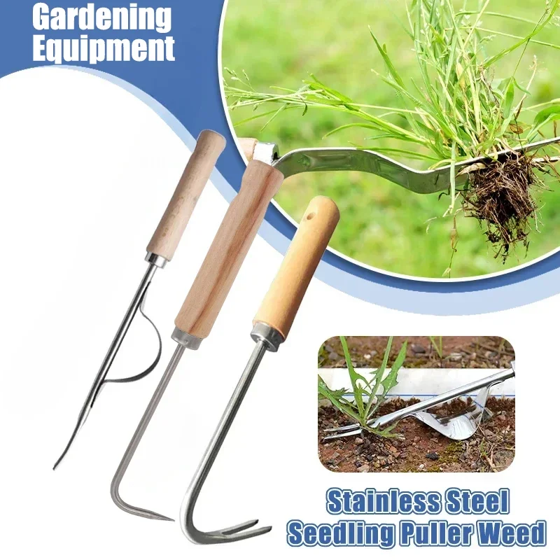 Gardening Tools To Remove Weeds - Alat pelepas tanah Stainless Steel, alat