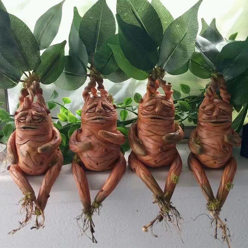Gardening Tools Amazon - Ornamen Resin Mandrake, Dekorasi Rumah, Ornamen
