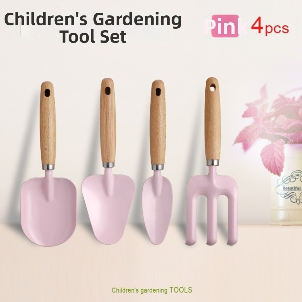 Gardening Tools For Kids - Set Alat Berkebun Anak-Anak Berwarna-warni, Kit