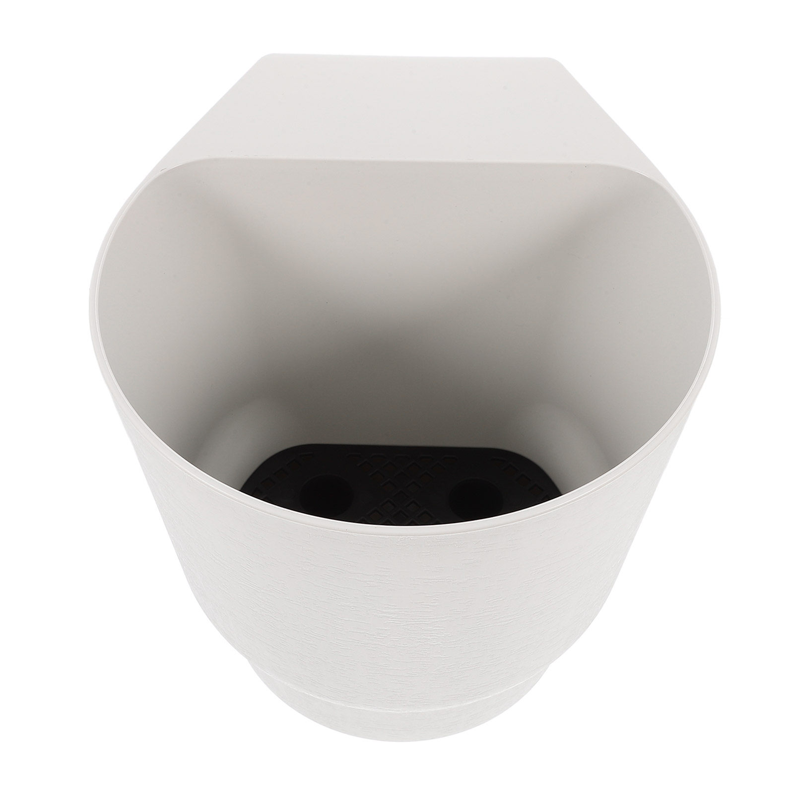 Self-Watering Planter - Pot Plastik Violet Dekoratif dengan Sistem