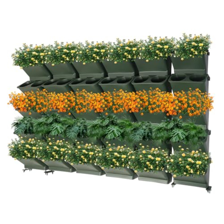 Self-Watering Planter - Penanam Dinding Vertikal Untuk Balkon Dan