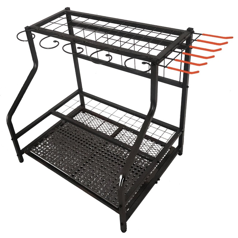 Gardening Tools Amazon - Rak Penyimpanan Peralatan Kebun dari Logam,