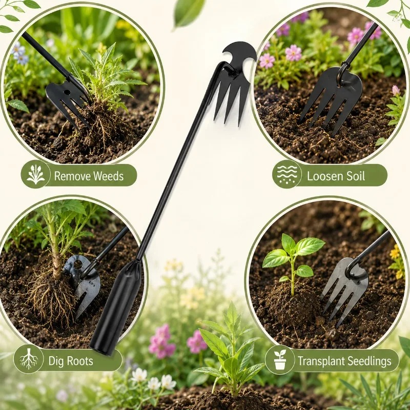 Alat Penyiang Rumput Manual 2  - Gardening Tools To Remove Weeds ulasan dan harga