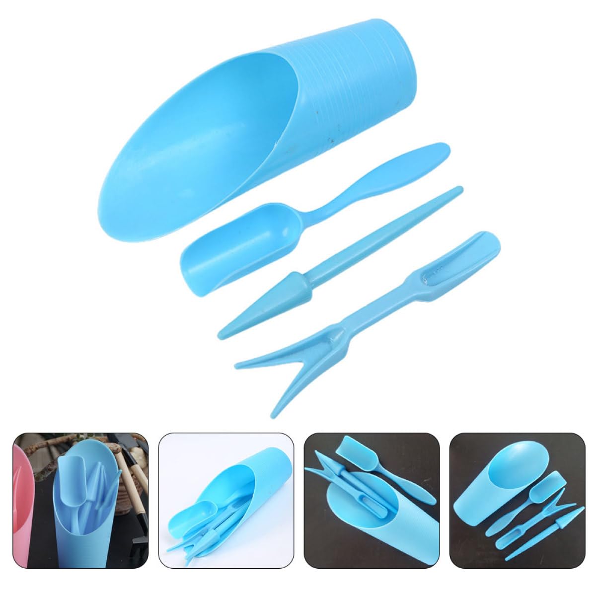 4 buah/set, ember plastik taha - Gardening Tools Combo ulasan dan harga