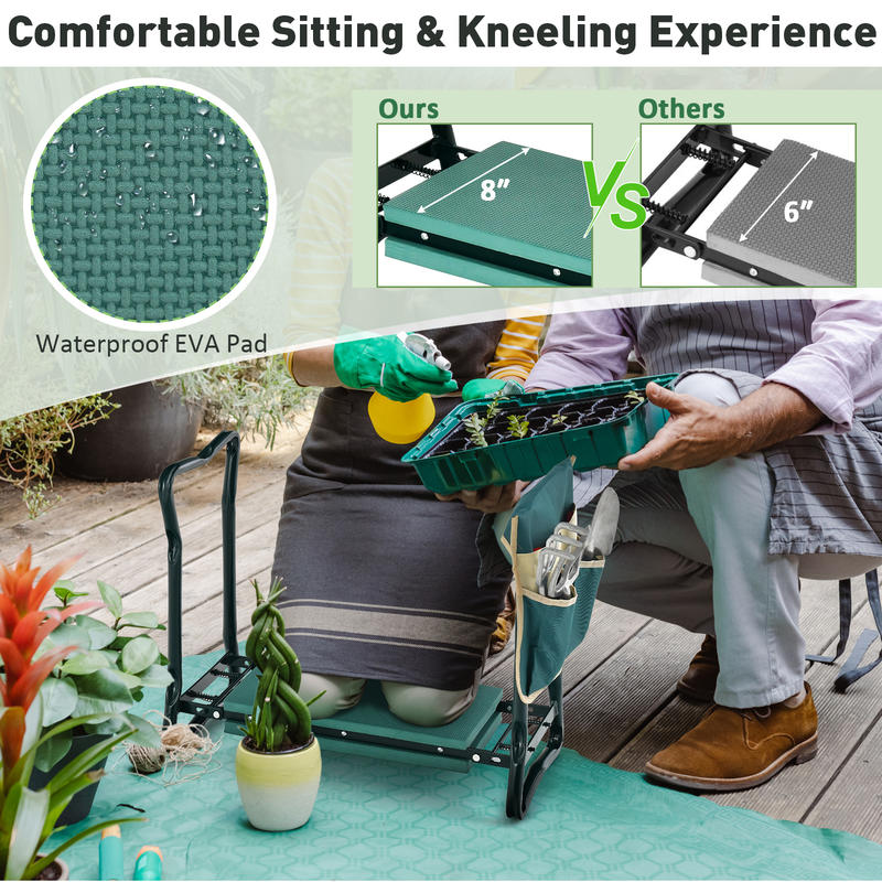 Kursi dan Alas Lutut untuk Ber - Gardening Tools For Seniors ulasan dan harga