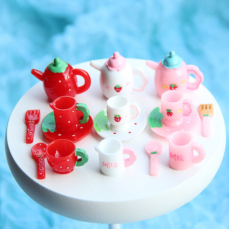 Set Teh Merah Muda Miniatur Pa - Gardening Tools Combo ulasan dan harga