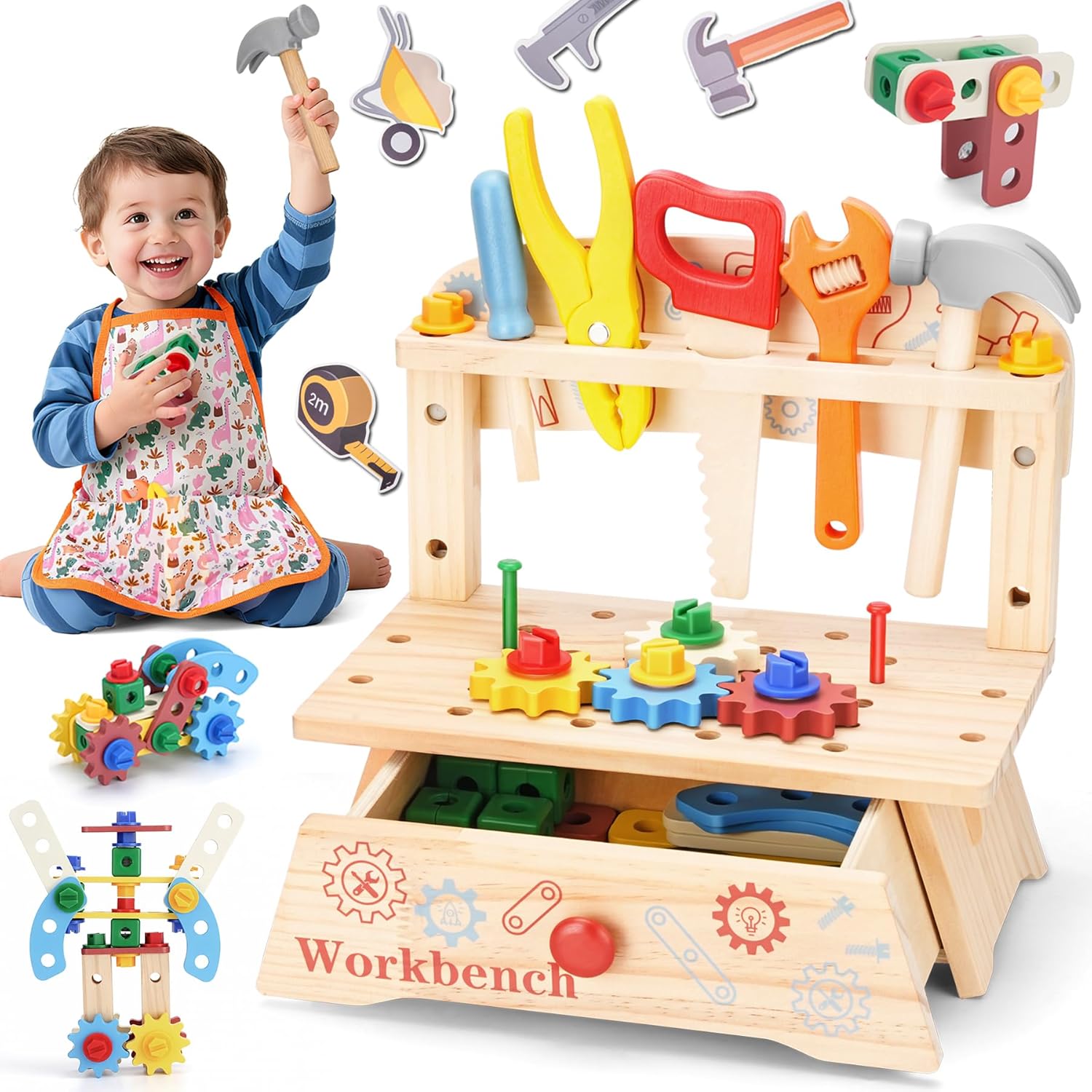 Bangku Perkakas Kayu untuk Ana - Gardening Tools For Kids ulasan dan harga