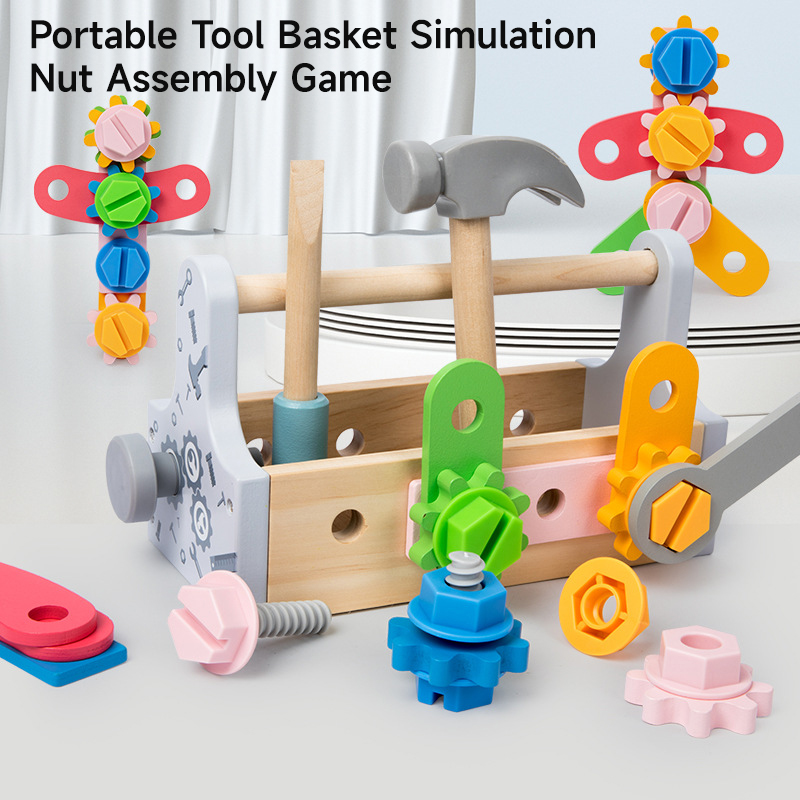 Kotak Perkakas Kayu untuk Anak - Gardening Tools Set Gift ulasan dan harga