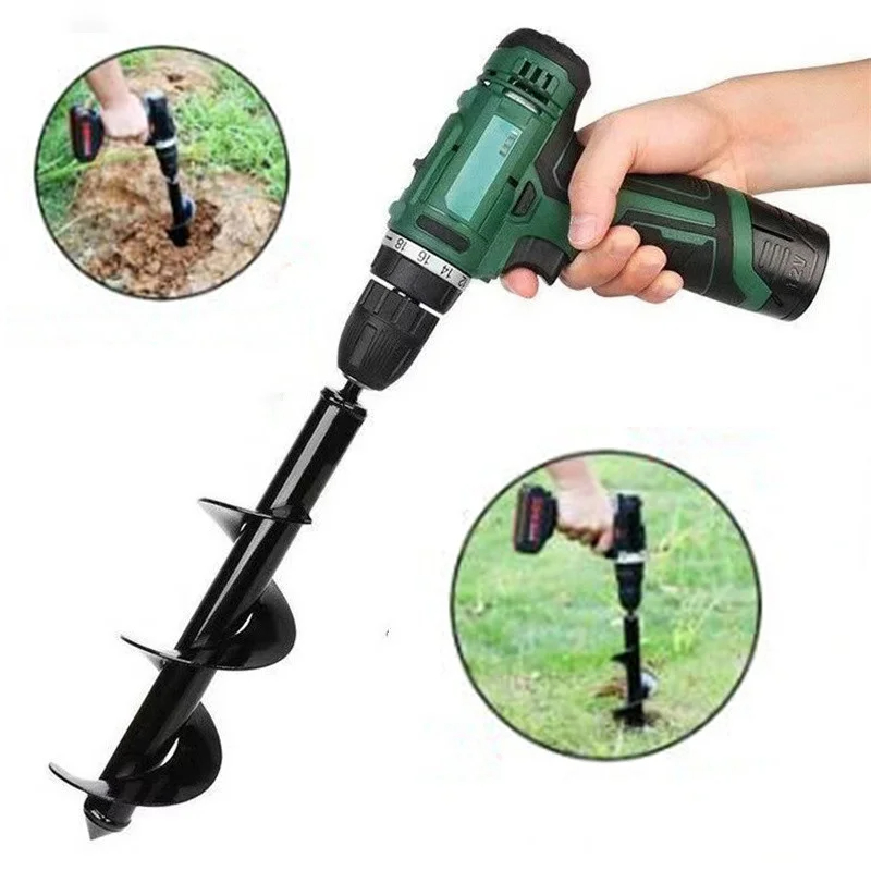 Mata bor Spiral Auger bumi 10x - Gardening Tools For Digging ulasan dan harga