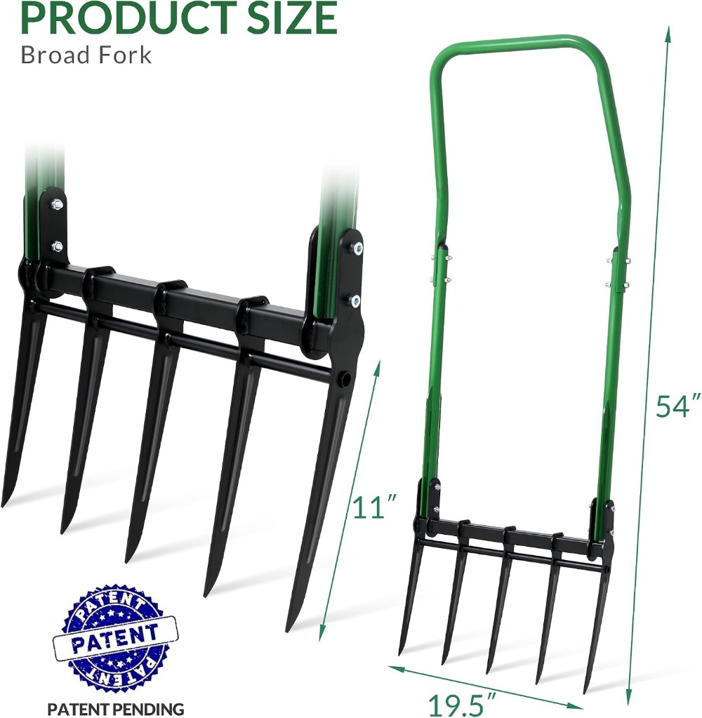 Garpu Kebun 5-Gigi Tugas Berat - Gardening Tools For Digging ulasan dan harga