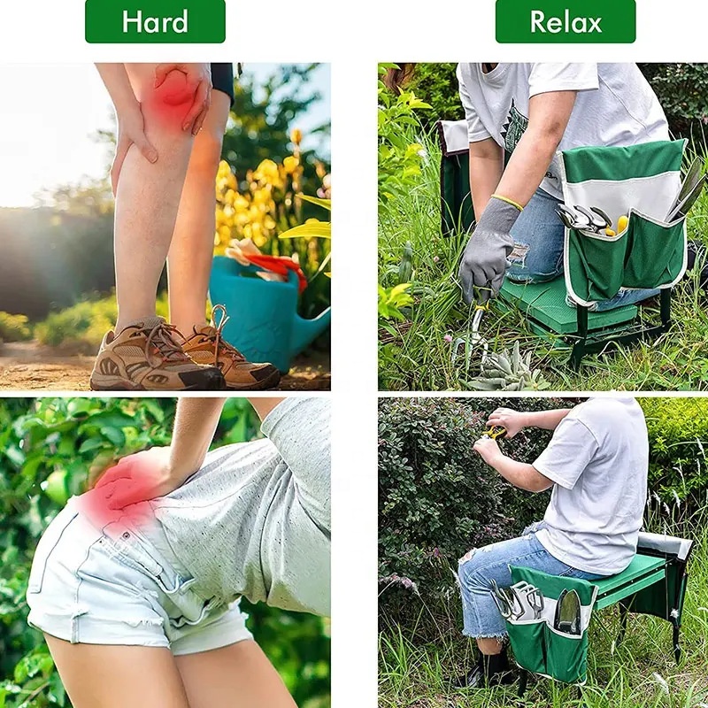 Kursi dan Alas Lutut Taman 2in - Gardening Tools For Seniors ulasan dan harga
