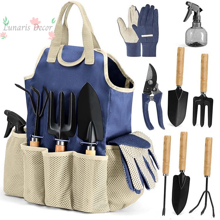 Set alat kebun luar ruangan 9  - Gardening Tools Set Gift ulasan dan harga