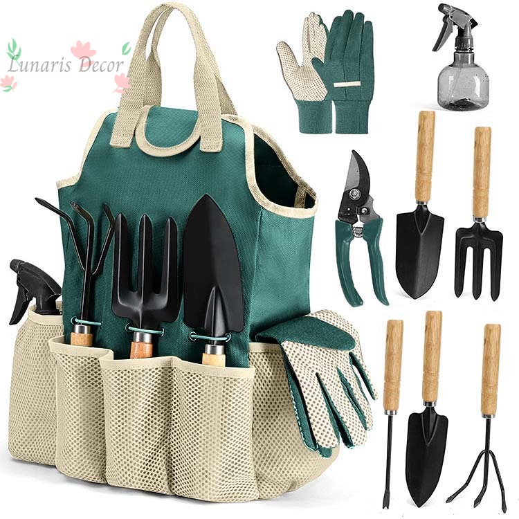 Set alat kebun luar ruangan 9  - Gardening Tools Set Gift ulasan dan harga