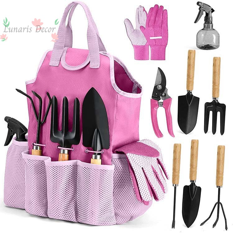 Set alat kebun luar ruangan 9  - Gardening Tools Set Gift ulasan dan harga