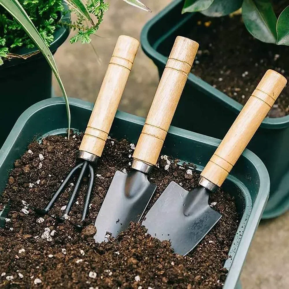 3Pcs/Set Peralatan Taman Mini  - Gardening Tools For Digging ulasan dan harga