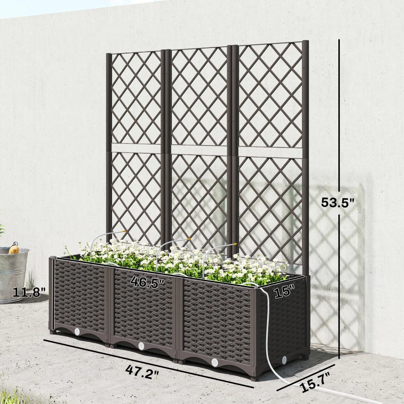 Kotak Penanam Luar Ruangan, Te - Self-Watering Planter ulasan dan harga