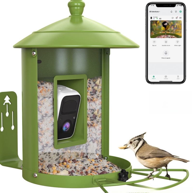 Pengumpan burung cerdas AI den - Gardening Tools Definition ulasan dan harga