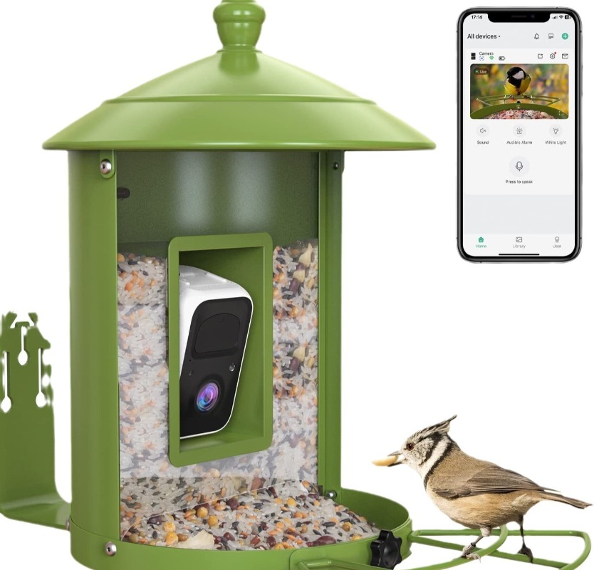 Pengumpan burung cerdas AI den - Gardening Tools Definition ulasan dan harga