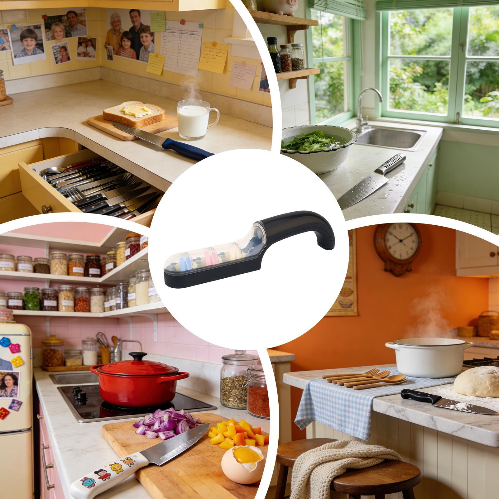 Pengasah Pisau Cutter 3 Tahap  - Gardening Tools For Seniors ulasan dan harga