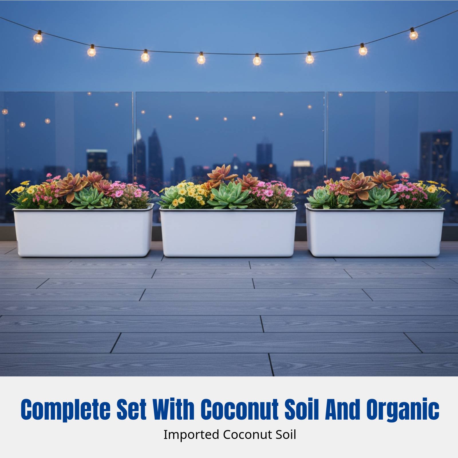 Pot Bunga Gantung Balkon Perse - Self-Watering Planter ulasan dan harga