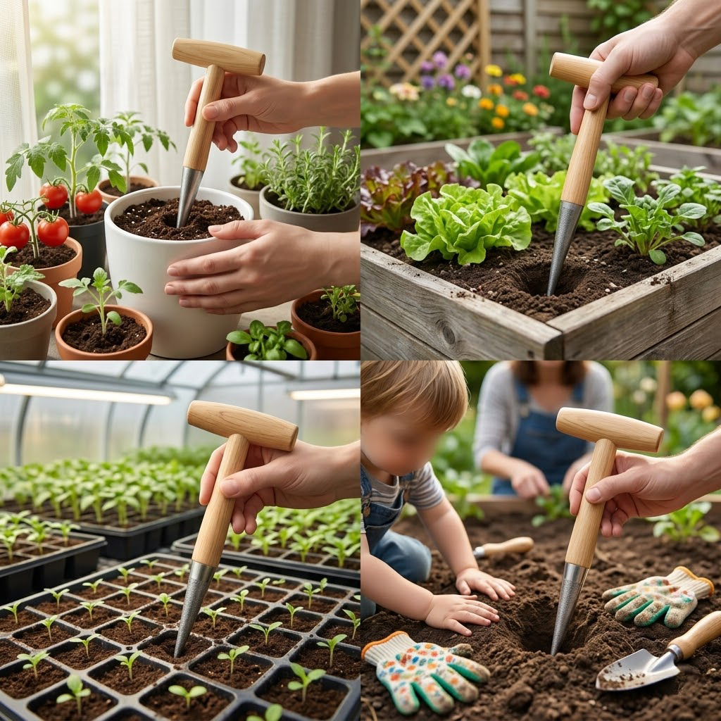 Alat Penggali Tanah Gagang Kay - Gardening Tools For Digging ulasan dan harga