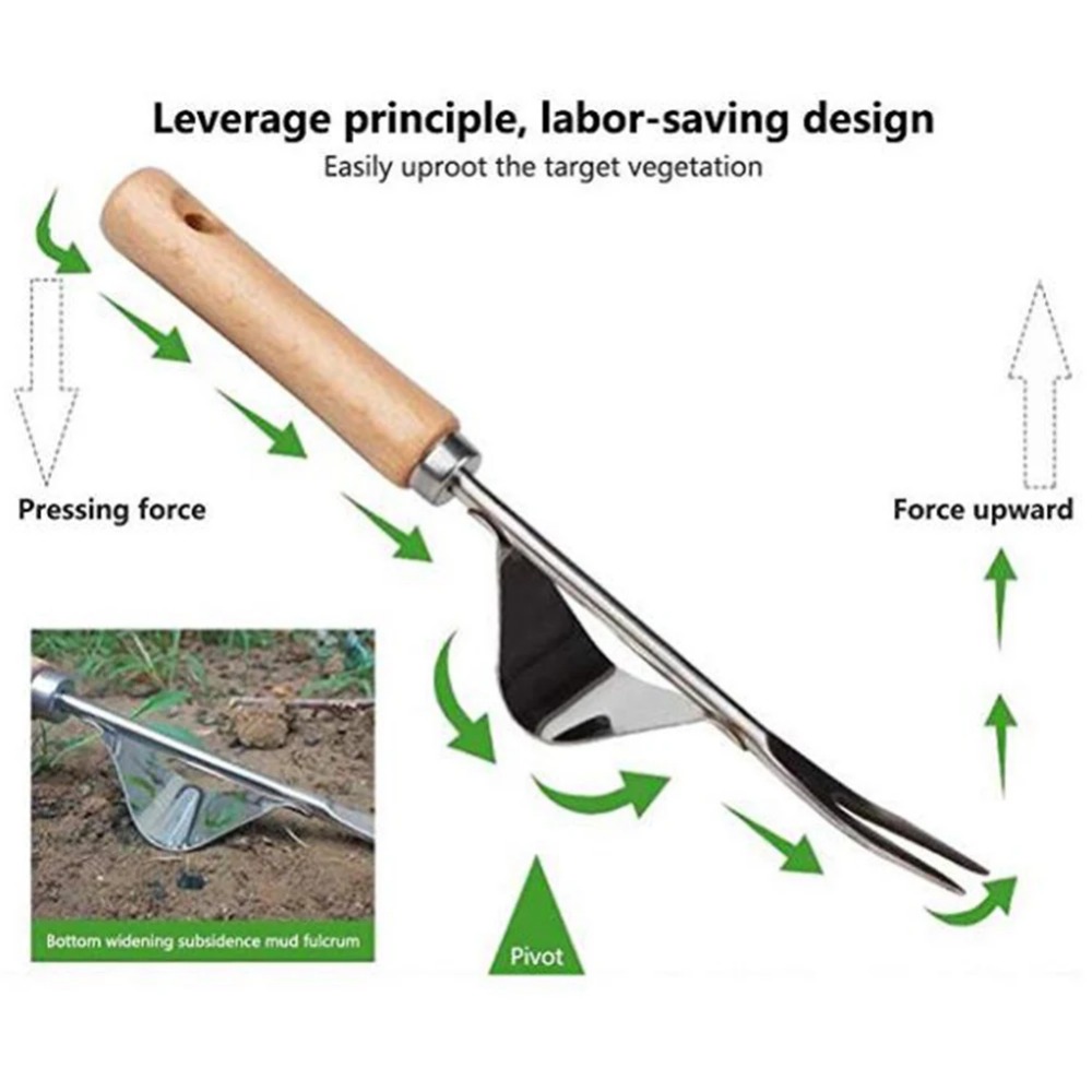 1 buah pegangan kayu besi taha - Gardening Tools To Remove Weeds ulasan dan harga