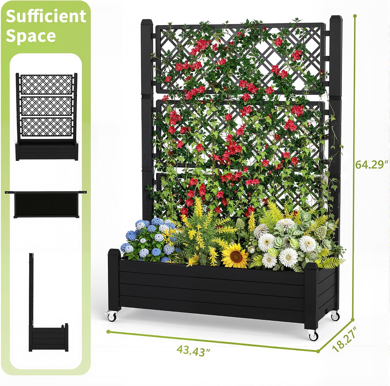 Kotak Tanam Bertingkat dengan  - Self-Watering Planter ulasan dan harga