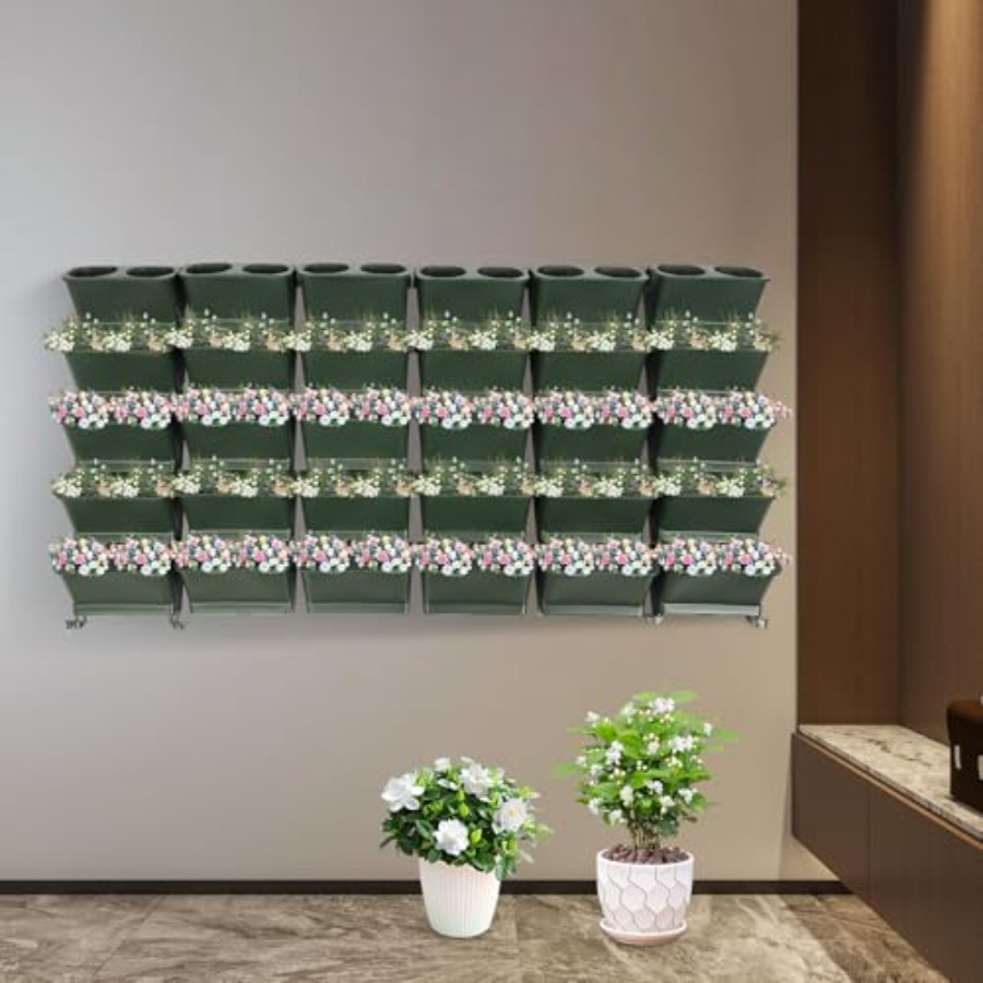 Penanam Dinding Vertikal Untuk - Self-Watering Planter ulasan dan harga