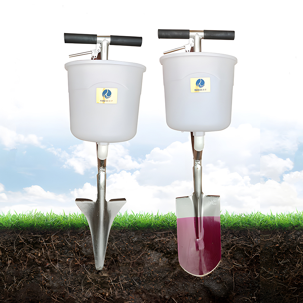 Alat pemupukan jagung Pertania - Grass Seed Spreader ulasan dan harga