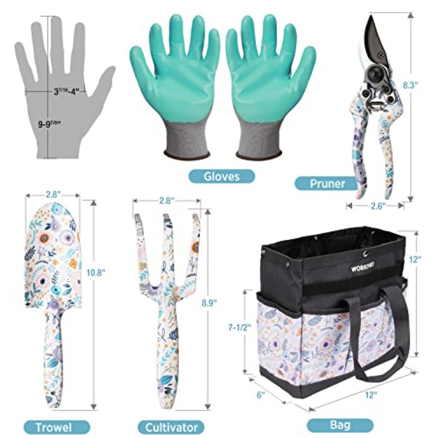 Set Peralatan Kebun 5 Buah, Se - Gardening Tools Set Gift ulasan dan harga